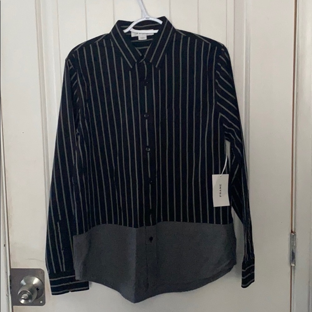 FRAME Mens Button Down Shirt